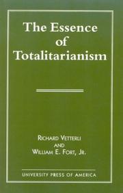 Cover of: The essence of totalitarianism