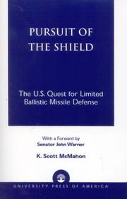 Cover of: Pursuit of the shield by K. Scott McMahon