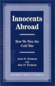 Cover of: Innocents abroad by John H. Esterline