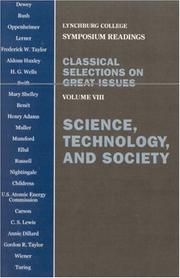 Cover of: Science, technology, and society by Dewey ... [et al.] ; [Julius A. Sigler, volume editor].