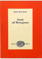 Scritti sul Mezzogiorno by Manlio Rossi-Doria