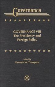 Cover of: Governance VIII