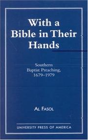 Cover of: With a Bible in their hands: Southern Baptist preaching, 1679-1979
