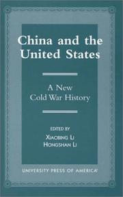 Cover of: China and the United States