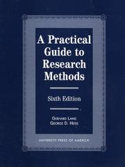 Cover of: A Practical Guide to Research Methods