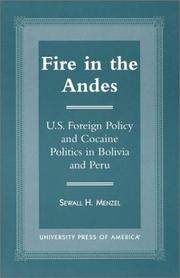 Cover of: Fire in the Andes by Sewall H. Menzel