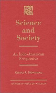 Cover of: Science and society: an Indo-American perspective