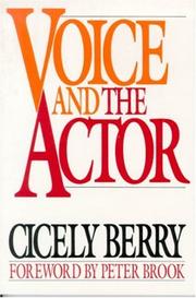 Cover of: Voice and the actor