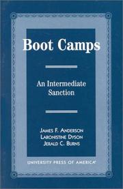 Cover of: Boot camps: an intermediate sanction