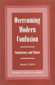 Cover of: Overcoming Modern Confusion