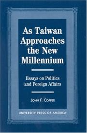 Cover of: As Taiwan Approaches the New Millennium