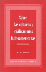 Cover of: Sobre las culturas y civilizaciones latinoamericanas