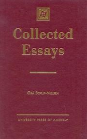 Cover of: Collected essays