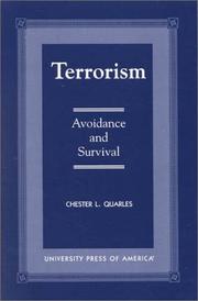 Cover of: Terrorism: avoidance and survival