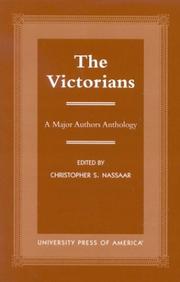 Cover of: The Victorians by edited by Christopher S. Nassaar.