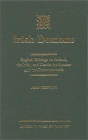 Cover of: Irish demons by Fitzpatrick, Joan.
