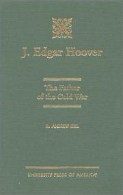 Cover of: J. Edgar Hoover by R. Andrew Kiel