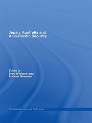 Cover of: Japan, Australia and Asia-Pacific Security by Brad Williams, Andrew Newman