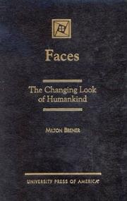 Cover of: Faces by Milton Brener