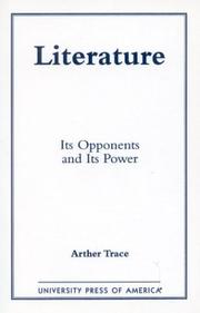 Cover of: Literature by Arther Trace