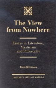 The view from nowhere by Philip Beitchman