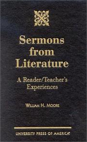 Cover of: Sermons from literature | Moore, William H.