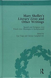Cover of: Mary Shelley's Literary Lives and Other Writings, Volume 2