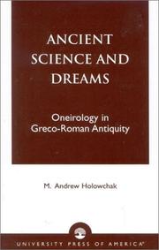 Cover of: Ancient Science and Dreams