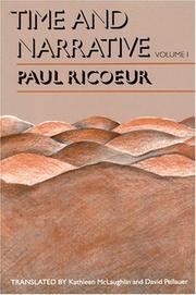 Cover of: Time and Narrative, Volume 1 (Time & Narrative)