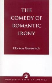 Cover of: The comedy of romantic irony