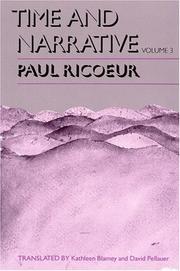 Cover of: Time and Narrative, Volume 3 (Time & Narrative)