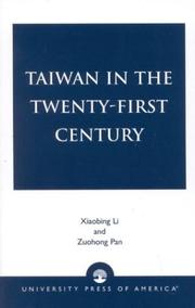 Cover of: Taiwan in the Twenty-First Century