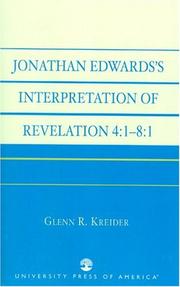 Cover of: Jonathan Edwards' Interpretation of Revelation 4:1-8:1