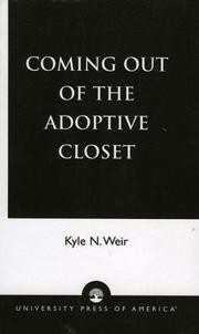 Cover of: Coming out of the adoptive closet