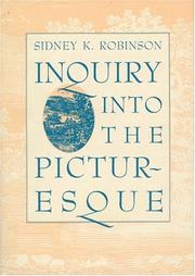 Cover of: Inquiry into the picturesque