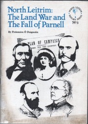 Cover of: North Leitrim: The Land War & the Fall of Parnell (North Leitrim History Series)