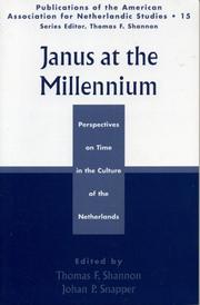 Cover of: Janus at the Millennium by Shannon Thomas F.