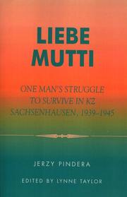 Cover of: Liebe Mutti by Jerzy Pindera