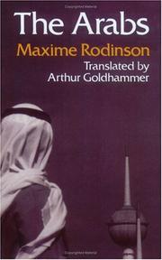Cover of: The Arabs by Maxime Rodinson