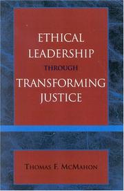 Cover of: Ethical Leadership through Transforming Justice