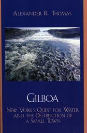 Cover of: Gilboa: New York's Quest for Water and the Destruction of a Small Town