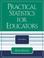 Cover of: Practical Statistics for Educators