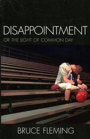 Cover of: Disappointment | Bruce E. Fleming