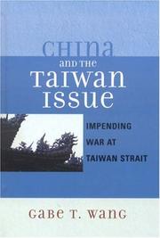 Cover of: China and the Taiwan Issue by Gabe T. Wang