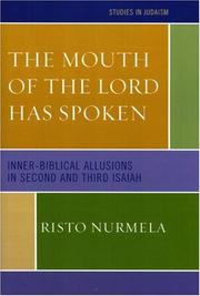 The mouth of the Lord has spoken by Risto Nurmela