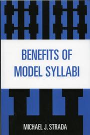 Cover of: Benefits of Model Syllabi