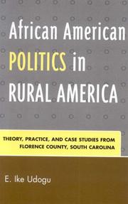 Cover of: African American Politics in Rural America by E. Ike Udogu