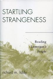 Cover of: Startling Strangeness | Richard M. Liddy