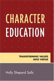 Character Education by Holly Shepard Salls