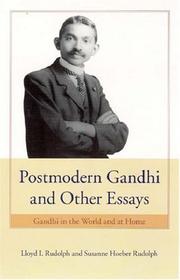 Postmodern Gandhi and other essays by Lloyd I. Rudolph, Susanne Hoeber Rudolph